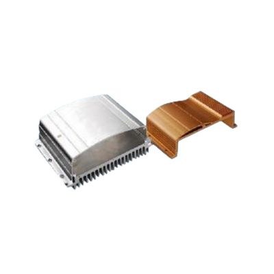 Pour l'industrie personnalisée, évier à chaleur à extrusion en aluminium, facile à installer