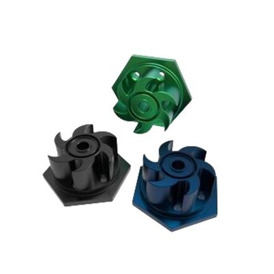 Pièces usinées CNC en aluminium de précision Anodisant des pièces de machines à tour CNC