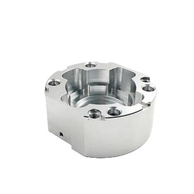 Pièces industrielles CNC sur mesure Casements Pièces d'usinage de tournage de métaux en argent