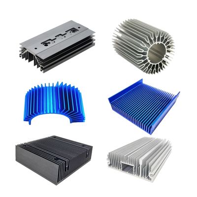 Profiles d'évier à chaleur à extrusion d'aluminium industriel pour une production personnalisée