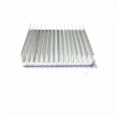 Profil de dissipateur de chaleur en aluminium d'extrusion en argent