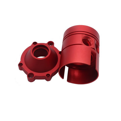 Casquettes d'usinage CNC en aluminium pièces d'usinage CNC anodisées lisses