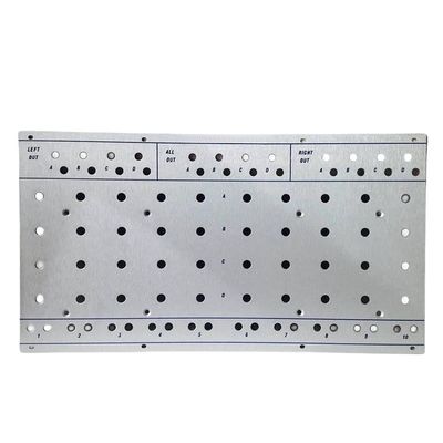 Panneau avant en aluminium brossé composite avec une bonne résistance à la chaleur