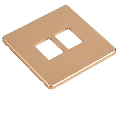 Résistance aux chocs rectangulaires du panneau avant en aluminium anodisant