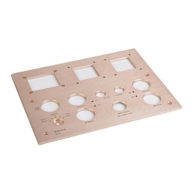 Panneau d'usinage CNC en aluminium anodisé Rectangulaire Léger