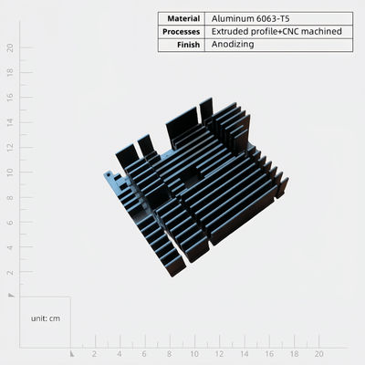 Disque de chaleur à extrusion en aluminium personnalisable pour une meilleure dissipation de la chaleur