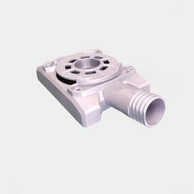 Casement de coulée sous pression en argent avec une surface de revêtement en poudre et durable pour les produits électroniques