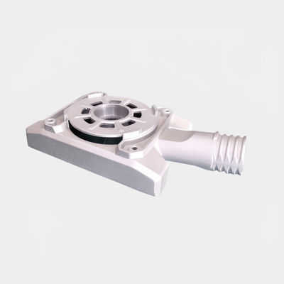 Casement de coulée sous pression en argent avec une surface de revêtement en poudre et durable pour les produits électroniques