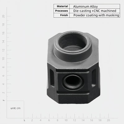 Composants de communication automobile à fonderie en aluminium polyvalent