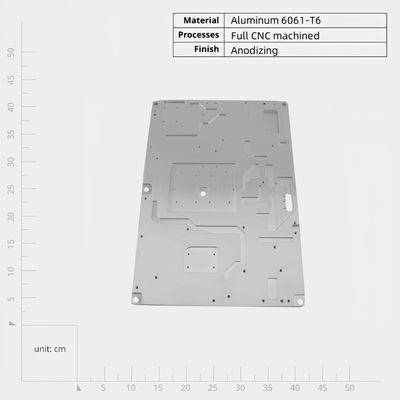 Panneau avant en aluminium de protection de précision pour applications industrielles