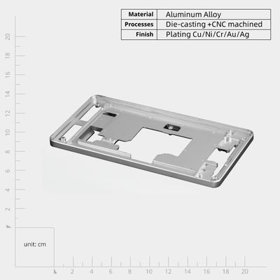 Panneau avant composite en aluminium de précision haute résistance aux chocs pour boîtier électronique