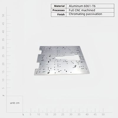 Panneau décoratif en aluminium anodisé de précision