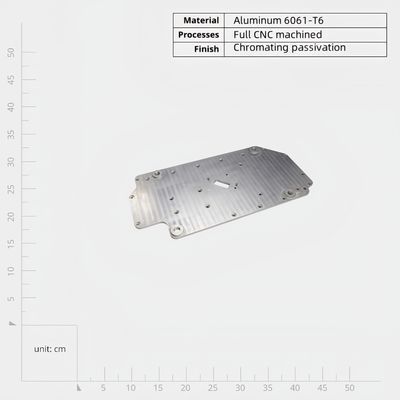 Machining de fraisage CNC personnalisé Panneau de commande avant en aluminium anodisé avec personnalisation