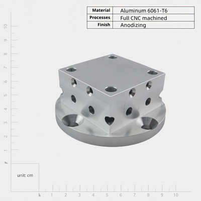Pièces en aluminium anodisées CNC de précision pour l'électronique et les communications