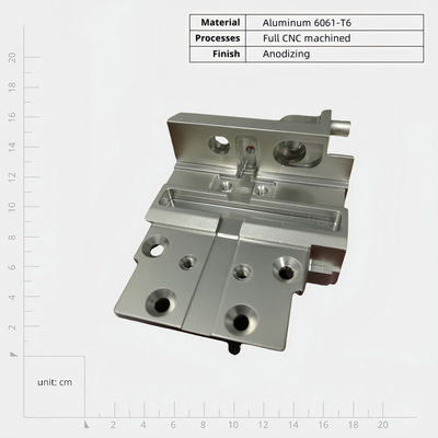 Services de fraisage CNC anodisé pour les pièces métalliques de précision en aluminium personnalisées