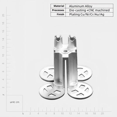 OEM ODM Pièces en aluminium coulé sous pression Machining CNC Alliage d'aluminium Options de conception personnalisables