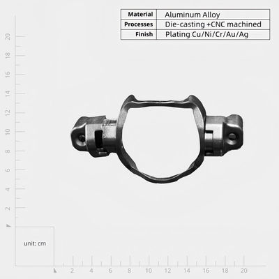 Parties de coulée sous pression en alliage d'aluminium résistant à la corrosion pour machines personnalisées OEM