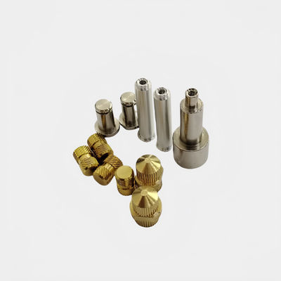 Pièces tournantes CNC poignées et boutons en satin finition en nickel noix moulées