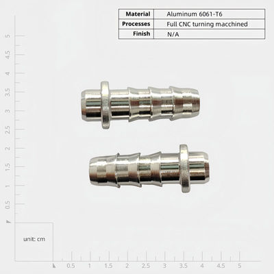 Services de micro-usinage OEM Rivets en aluminium en acier inoxydable usinés à la CNC en argent