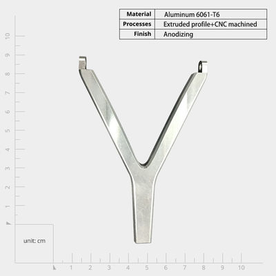 Machining CNC Parties structurelles en aluminium Prototypes en aluminium Machining Services de fraisage