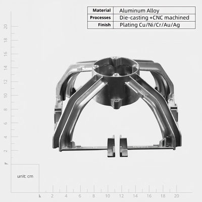 Personnalisation Alloy Pressure Die Casting Bracket Mold Aluminium Die Casting Pièces automobiles