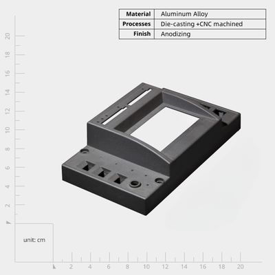 Légère et imperméable à l'eau en aluminium, feuille de coulée sous pression, boîtier métallique, boîtier de coque, pièces détachées, fabrication