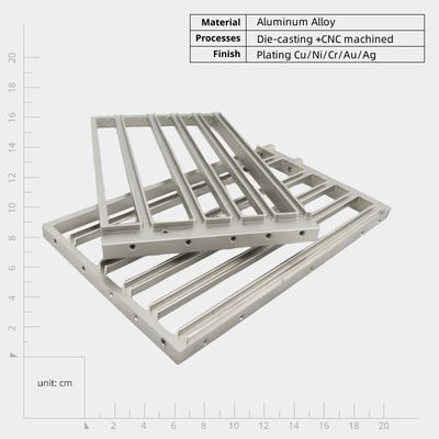 Partie de coulée à mouture en aluminium ADC12/A380 personnalisée Nickel plaqué avec une tolérance de ±0,05 mm