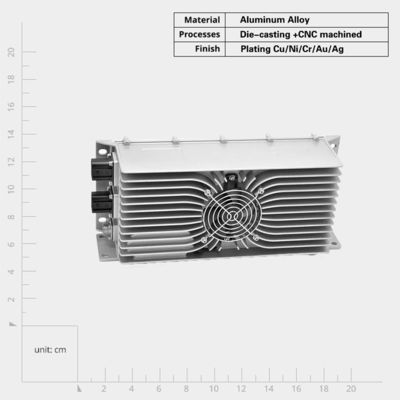 Disque thermique en alliage d'aluminium à haute durabilité pour appareils électroniques dans les applications industrielles