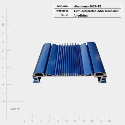 Pièces automatiques CNC personnalisées Appareils électroniques Pièces d'évier à chaleur à extrusion en aluminium
