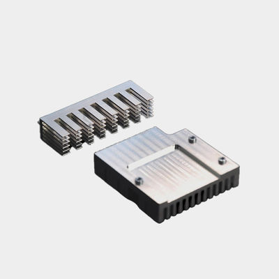 Disques à chaleur en aluminium anodisé à nageoires droites