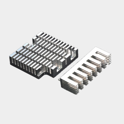 Disques à chaleur en aluminium anodisé à nageoires droites