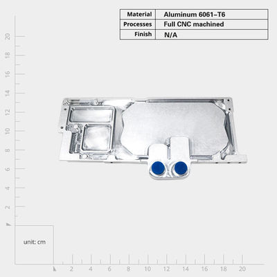 Disque thermique en aluminium à plaque froide avec dissipation de chaleur par conduction et options de montage