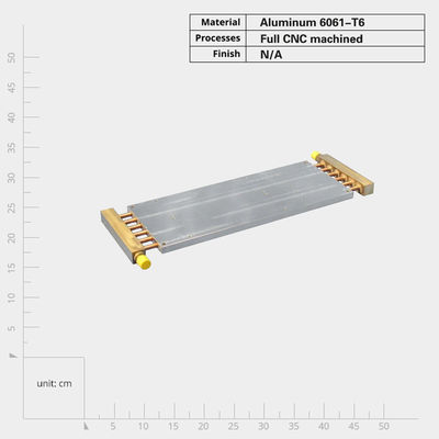 Plaque de refroidissement liquide en alliage d'aluminium évier à basse pression et tube en cuivre