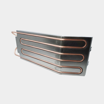 Échangeur de chaleur de dissipation de chaleur de conduction à plaque froide échangeur de chaleur d'évier liquide à débit élevé