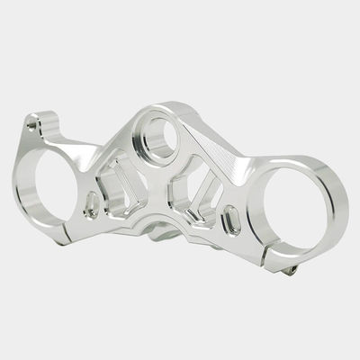 OEM CNC forgeage d'alliage d'aluminium supérieur CNC usinée Motocycle haut triple pinceau haut support de fourchette
