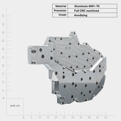 Panneau avant en aluminium anodisé résistant à la corrosion à haute durabilité Prototypage CNC pour électronique