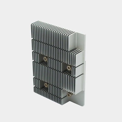 Disques à chaleur d'extrusion d'aluminium anodisé élégant personnalisé avec résistance à la corrosion à vis