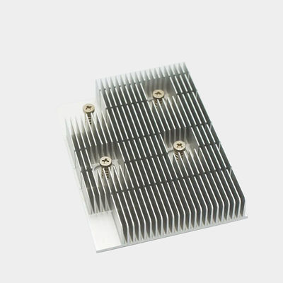 Disques à chaleur d'extrusion d'aluminium anodisé élégant personnalisé avec résistance à la corrosion à vis