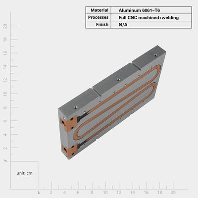 Plaque froide liquide en aluminium parfaite pour la dissipation de chaleur dans divers appareils électroniques