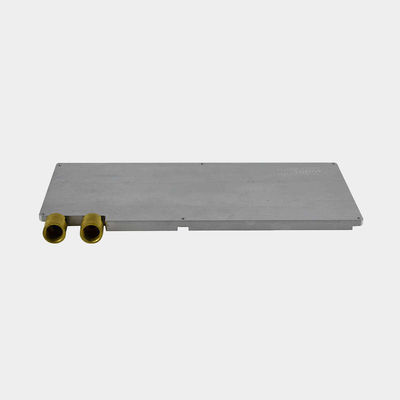Disque thermique en plaque froide en aluminium avec débit élevé et méthode de montage à vis