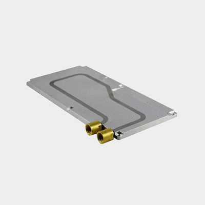 Disque thermique en plaque froide en aluminium avec débit élevé et méthode de montage à vis