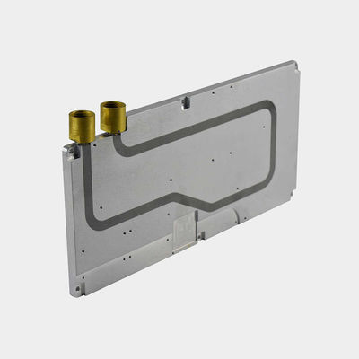 Disque thermique en plaque froide en aluminium avec débit élevé et méthode de montage à vis