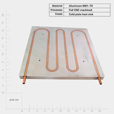 Disque thermique à plaque froide en aluminium à vis pour un transfert de chaleur optimisé