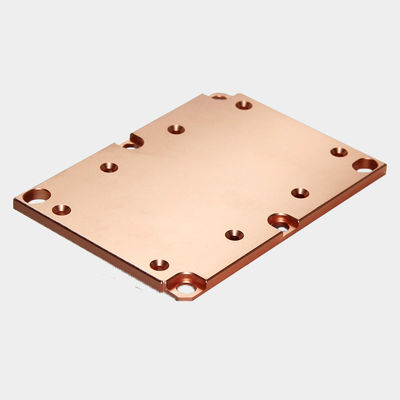 Densité élevée de cuivre Skiving Fin évier à chaleur liquide bloc de refroidissement CNC usinage CPU refroidisseur évier à chaleur