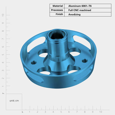 Pièces usinées CNC sur mesure avec une tolérance de dureté et de souplesse de 0,001 mm