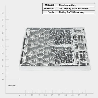 Durabilité Mouture sous pression en aluminium / Mouture en alliage d'aluminium avec finition de surface Ra 1.6